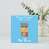 Neue Zuhause Karte (Stehend Vorderseite)