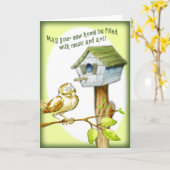 Neue Zuhause Karte (Gelbe Blume)