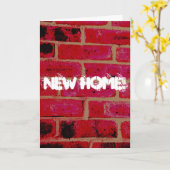 Neue Zuhause Karte (Gelbe Blume)