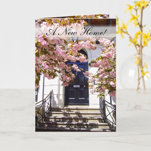 NEUE ZUHAUSE ~ Karte (Gelbe Blume)