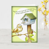 Neue Zuhause Karte (Gelbe Blume)