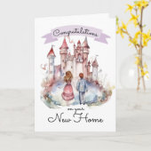 Neue Zuhause Karte (Gelbe Blume)