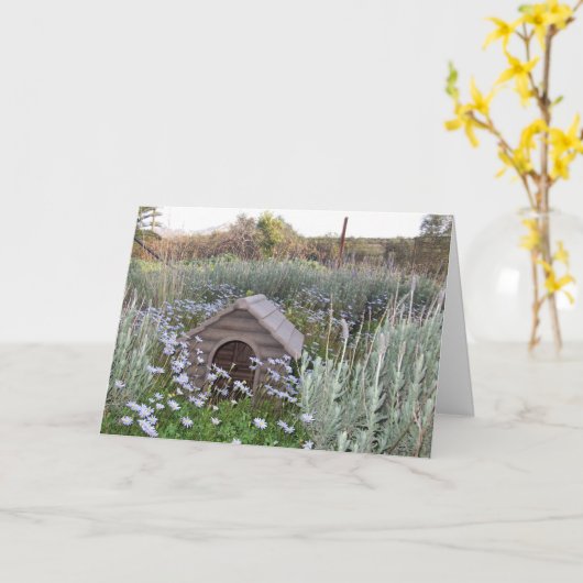 Neue Zuhause Karte (Gelbe Blume)