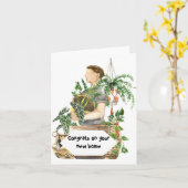 Neue Zuhause Karte (Gelbe Blume)