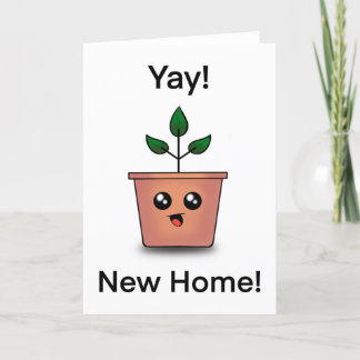 Neue Zuhause-Karte Karte