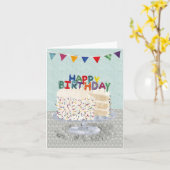 Neue Zuhause-Karte Karte (Gelbe Blume)