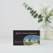 Neue Zuhause-Konstruktion Visitenkarte (Stehend Vorderseite)