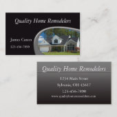 Neue Zuhause-Konstruktion Visitenkarte (Vorne/Hinten)