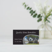 Neue Zuhause-Konstruktion Visitenkarte (Stehend Vorderseite)