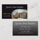 Neue Zuhause-Konstruktion Visitenkarte (Vorne/Hinten)