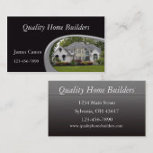 Neue Zuhause-Konstruktion Visitenkarte (Vorne/Hinten)