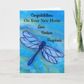 Neue Zuhause-Liebe Glücksspiel-Dragonfly Karte (Vorderseite)