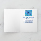 Neue Zuhause-Liebe Glücksspiel-Dragonfly Karte (Innenseite)