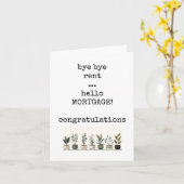 Neue Zuhause, lustig, sarkastisch, Hauswärmerkarte Karte (Gelbe Blume)