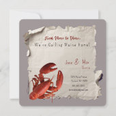 Neue Zuhause Maine-Vorankündigung Postkarte (Vorderseite)