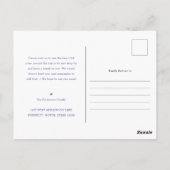 Neue Zuhause | Minimaler Lavendel | Neue Adresse Postkarte (Rückseite)