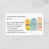 Neue Zuhause Modern Real Anwesen Broker Agent Hypo Visitenkarte (Rückseite)