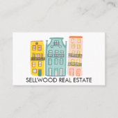 Neue Zuhause Modern Real Anwesen Broker Agent Hypo Visitenkarte (Vorderseite)