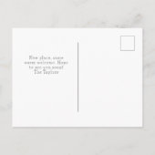 Neue Zuhause - Moderne neue Adressenwasserfarbe Ankündigungspostkarte (Rückseite)