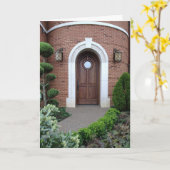 NEUE ZUHAUSE-NEUE ERINNERUNGEN GLÜCKWUNSCH-KARTE KARTE (Gelbe Blume)