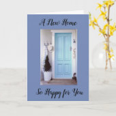 ***NEUE ZUHAUSE*** NEUE ERINNERUNGEN UND FREUNDE KARTE (Gelbe Blume)