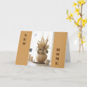 NEUE ZUHAUSE, NEUE TRÄUME, NEUE ZUHAUSE-KARTE KARTE (Gelbe Blume)