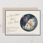 Neue Zuhause | Neujahrskarte Ankündigung (Vorne/Hinten)