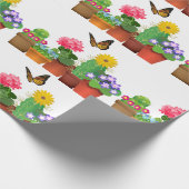 Neue Zuhause New Garden Blume Pot Craft Geschenkpapier (Ecke)