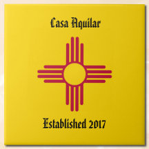 Neue Zuhause New Mexico Zia Symbol personalisieren