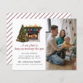 Neue Zuhause Niedliche Weihnachtsfeiertage Ankündi (Vorne/Hinten)