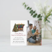 Neue Zuhause Niedliche Weihnachtsfeiertage Ankündi (Stehend Vorderseite)