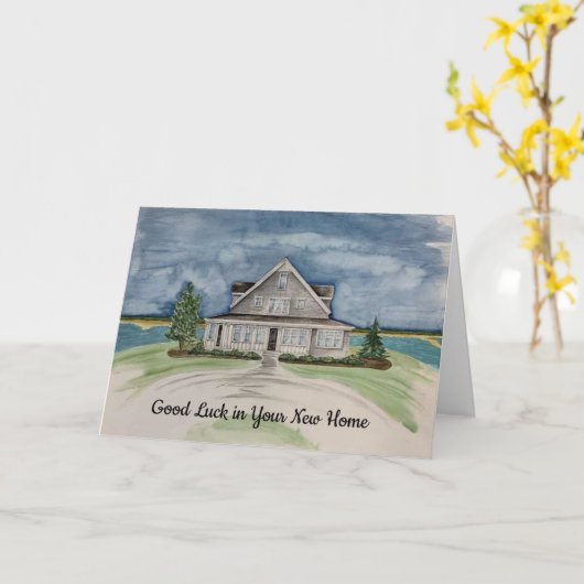 Neue Zuhause Notecard Karte (Gelbe Blume)