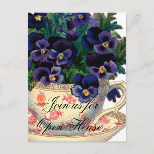 Neue Zuhause Open House Einladung Postkarte