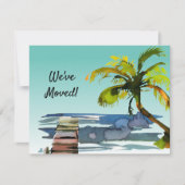 Neue Zuhause Palm Tree Wasserfront Wasserpark Aqua Ankündigung (Vorderseite)