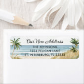 Neue Zuhause Palm Trees Beach Rücksendeadresse (Insitu)