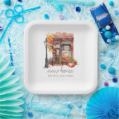 Neue Zuhause Personalisierte Herbsttür Pappteller (Party)