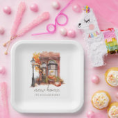 Neue Zuhause Personalisierte Herbsttür Pappteller (Party)