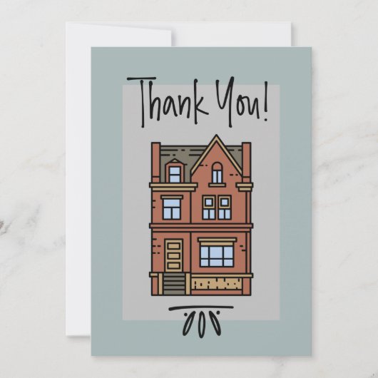 Neue Zuhause Personalisierte Nachbarschaft Danke K (Vorderseite)