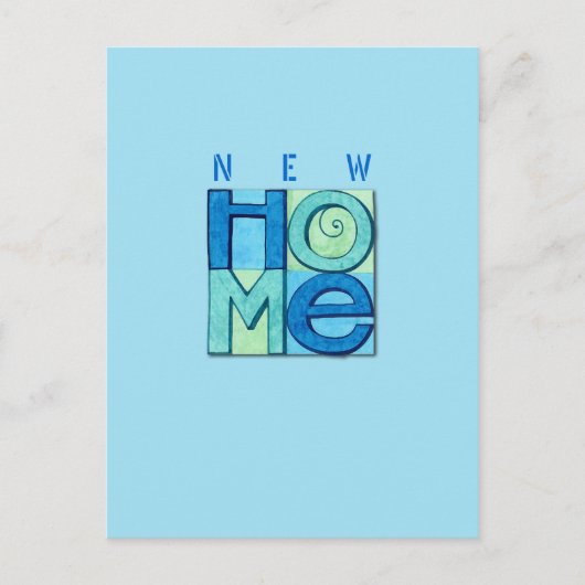 Neue Zuhause Postkarte (Vorderseite)