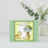 Neue Zuhause Postkarte (Stehend Vorderseite)