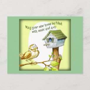 Neue Zuhause Postkarte