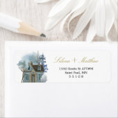 Neue Zuhause-Rücksendeadressen-Aufkleber (Insitu)