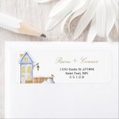 Neue Zuhause-Rücksendeadressen-Aufkleber (Insitu)