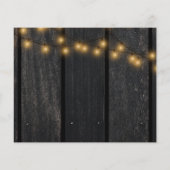 Neue Zuhause rustikale Blumenankündigung (Rückseite)