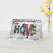 ***NEUE ZUHAUSE**** SO GLÜCKLICH FÜR SIE!!! KARTE (Gelbe Blume)