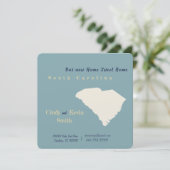 Neue Zuhause South Carolina Moving Announcement Ca (Stehend Vorderseite)