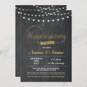 Neue Zuhause Sweet House Erwärmung ChalkBoard Einl Einladung (Vorne/Hinten)