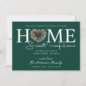 Neue Zuhause Sweet Zuhause Holiday Moving Ankündig Einladung (Vorderseite)