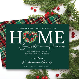 Neue Zuhause Sweet Zuhause Holiday Moving Ankündig Einladung