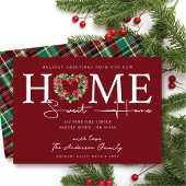 Neue Zuhause Sweet Zuhause Holiday Moving Ankündig Einladung